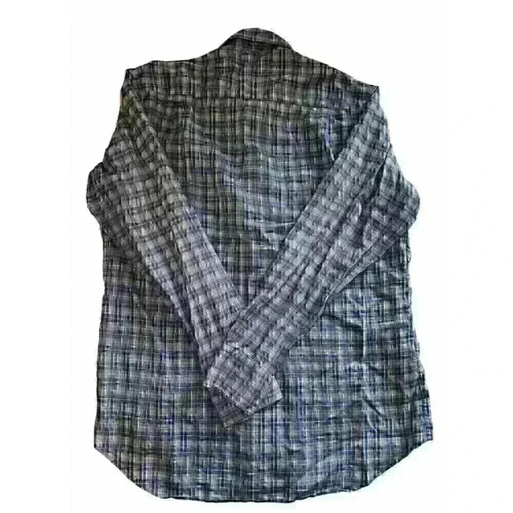 Peter Millar Men's Button Down Shirt 100% Linen Long Sleeve Size Medium - Picture 3 of 3